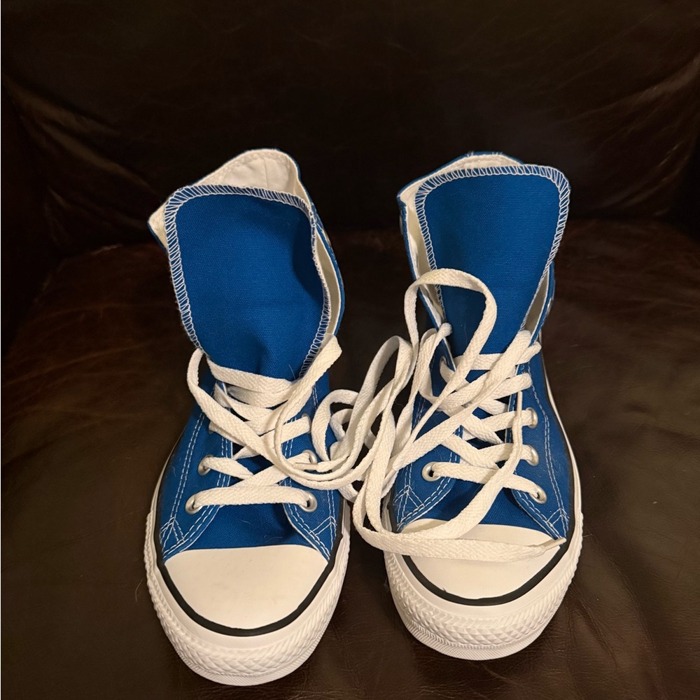 Converse Blue and White Sneakers